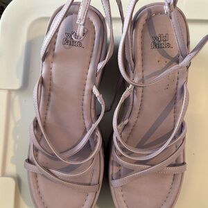 Wild Fable Women's Light Purple Strappy Sandals